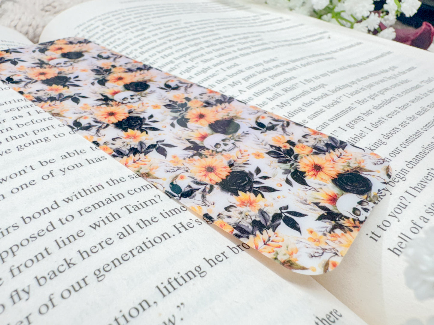 Autumn Skulls - Flexible Bookmark