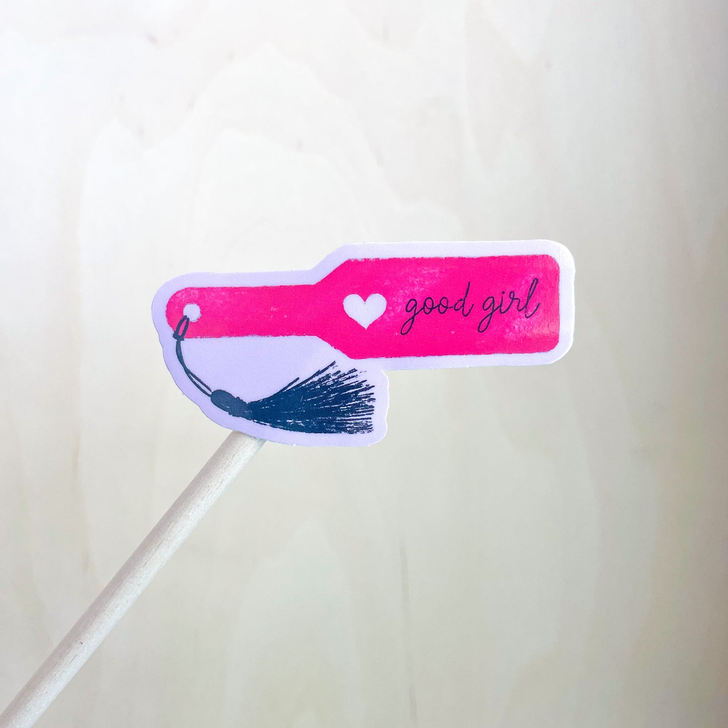 Pink Paddle Sticker