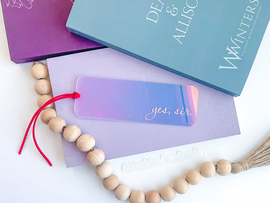 Yes Sir - Shiny Iridescent Bookmark