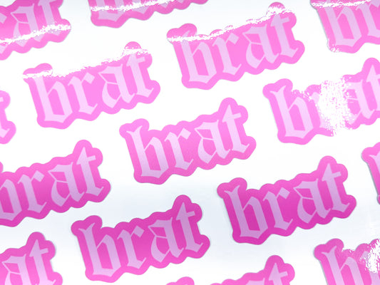 Brat Sticker