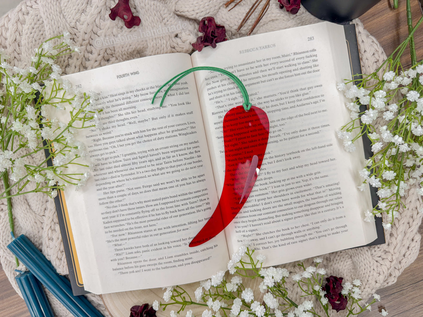 Spicy Pepper - Red Acrylic Bookmark