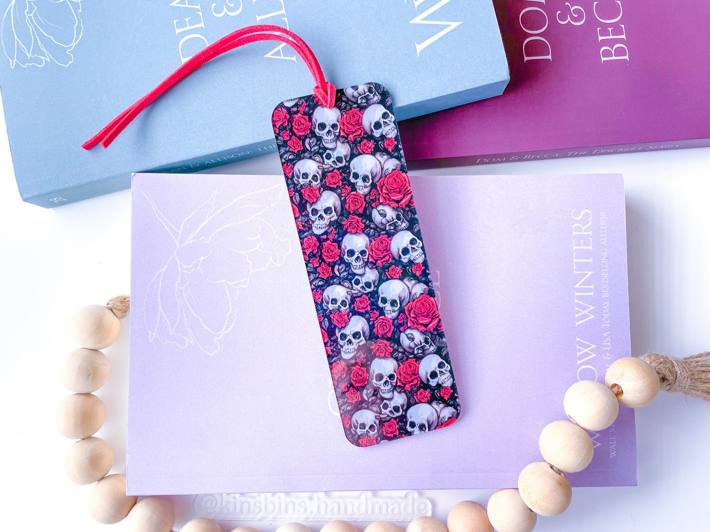 Skulls & Roses Bookmark