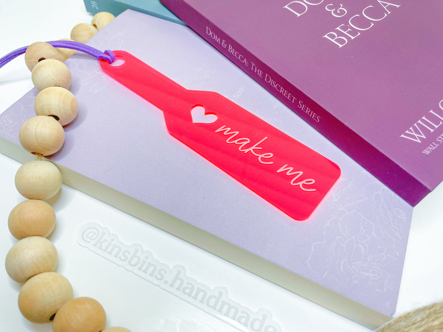 Make Me - Pink Paddle Bookmark