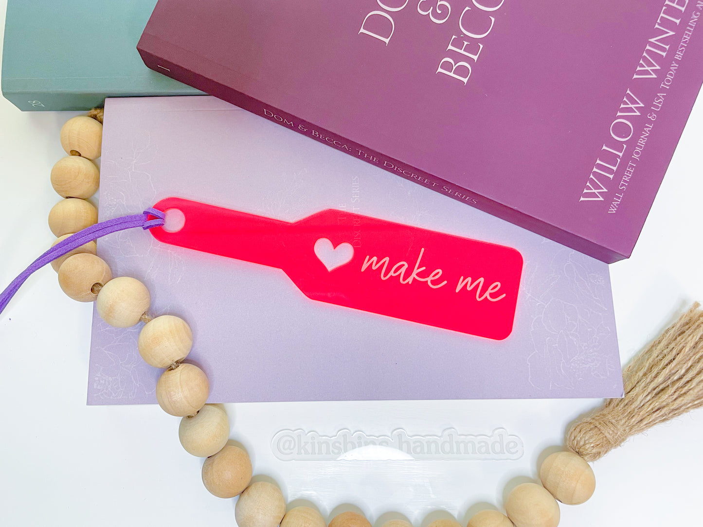 Make Me - Pink Paddle Bookmark